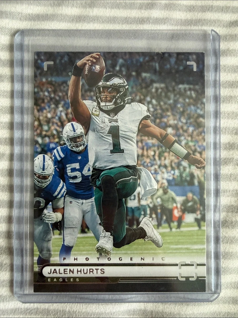 Jalen Hurts Philadelphia Eagles Football Trading Card - Green/White